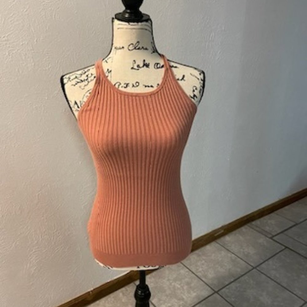 Dark Tannish Racer Back Tank (MODA)
